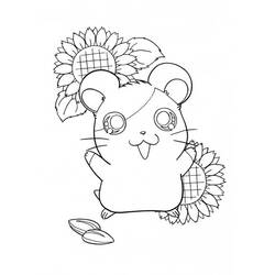 Dessin à colorier: Hamster (Animaux) #8175 - Coloriages à Imprimer Gratuits