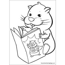 Dessin à colorier: Hamster (Animaux) #8193 - Coloriages à Imprimer Gratuits