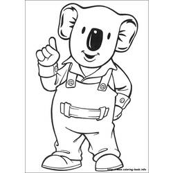 Dessin à colorier: Koala (Animaux) #9419 - Coloriages à Imprimer Gratuits