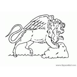 Dessin à colorier: Lion (Animaux) #10330 - Coloriages à Imprimer Gratuits