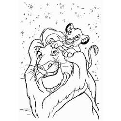 Dessin à colorier: Lion (Animaux) #10339 - Coloriages à Imprimer Gratuits