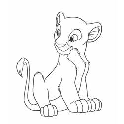 Dessin à colorier: Lion (Animaux) #10345 - Coloriages à Imprimer Gratuits