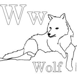 Dessin à colorier: Loup (Animaux) #10524 - Coloriages à Imprimer Gratuits