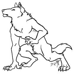 Dessin à colorier: Loup (Animaux) #10570 - Coloriages à Imprimer Gratuits
