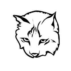 Dessin à colorier: Lynx (Animaux) #10806 - Coloriages à Imprimer Gratuits