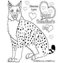 Dessin à colorier: Lynx (Animaux) #10843 - Coloriages à Imprimer Gratuits