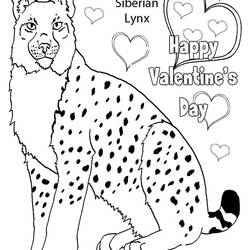 Dessin à colorier: Lynx (Animaux) #10876 - Coloriages à Imprimer Gratuits