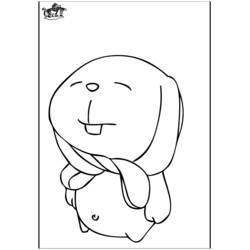 Dessin à colorier: Marmotte (Animaux) #11014 - Coloriages à Imprimer Gratuits