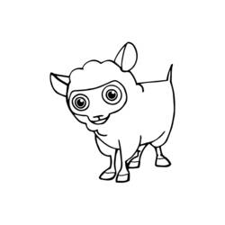 Dessin à colorier: Mouton (Animaux) #11440 - Coloriages à Imprimer Gratuits