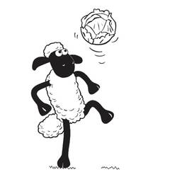Dessin à colorier: Mouton (Animaux) #11582 - Coloriages à Imprimer Gratuits