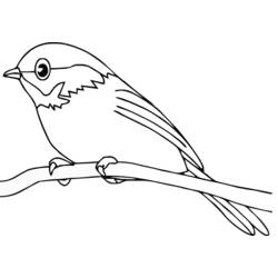 Dessin à colorier: Oiseaux (Animaux) #11840 - Coloriages à Imprimer Gratuits