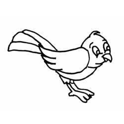 Dessin à colorier: Oiseaux (Animaux) #11892 - Coloriages à Imprimer Gratuits