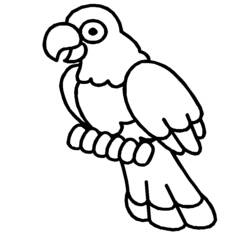 Dessin à colorier: Oiseaux (Animaux) #11975 - Coloriages à Imprimer Gratuits