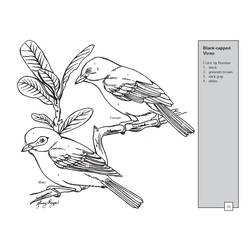 Dessin à colorier: Oiseaux (Animaux) #11981 - Coloriages à Imprimer Gratuits