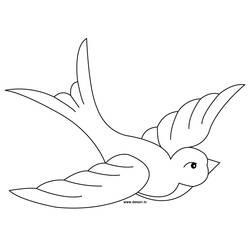 Dessin à colorier: Oiseaux (Animaux) #11998 - Coloriages à Imprimer Gratuits
