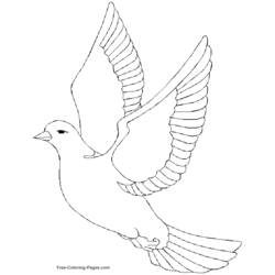 Dessin à colorier: Oiseaux (Animaux) #12028 - Coloriages à Imprimer Gratuits