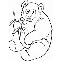 Dessin à colorier: Panda (Animaux) #12455 - Coloriages à Imprimer Gratuits