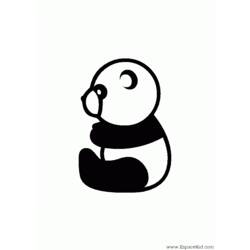 Dessin à colorier: Panda (Animaux) #12477 - Coloriages à Imprimer Gratuits