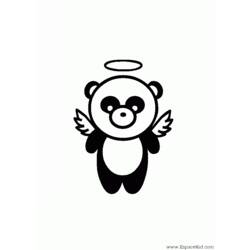 Dessin à colorier: Panda (Animaux) #12498 - Coloriages à Imprimer Gratuits