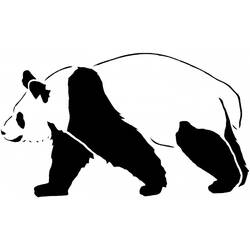 Dessin à colorier: Panda (Animaux) #12500 - Coloriages à Imprimer Gratuits