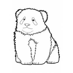 Dessin à colorier: Panda (Animaux) #12518 - Coloriages à Imprimer Gratuits