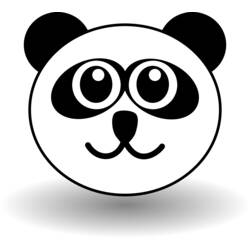 Dessin à colorier: Panda (Animaux) #12541 - Coloriages à Imprimer Gratuits