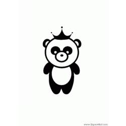 Dessin à colorier: Panda (Animaux) #12581 - Coloriages à Imprimer Gratuits