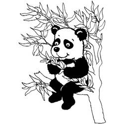 Dessin à colorier: Panda (Animaux) #12610 - Coloriages à Imprimer Gratuits