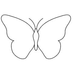Dessin à colorier: Papillon (Animaux) #15701 - Coloriages à Imprimer Gratuits