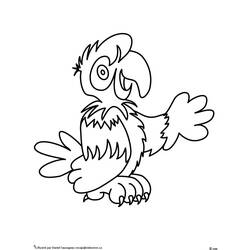 Dessin à colorier: Perroquet (Animaux) #16161 - Coloriages à Imprimer Gratuits