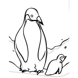 Dessin à colorier: Pingouin (Animaux) #16822 - Coloriages à Imprimer Gratuits