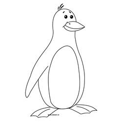 Dessin à colorier: Pingouin (Animaux) #16824 - Coloriages à Imprimer Gratuits