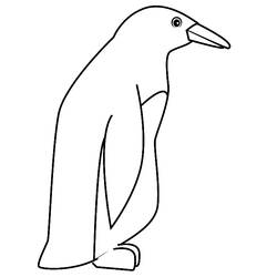 Dessin à colorier: Pingouin (Animaux) #16832 - Coloriages à Imprimer Gratuits