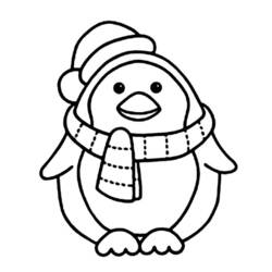 Dessin à colorier: Pingouin (Animaux) #16843 - Coloriages à Imprimer Gratuits