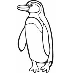 Dessin à colorier: Pingouin (Animaux) #16877 - Coloriages à Imprimer Gratuits