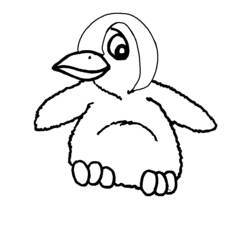 Dessin à colorier: Pingouin (Animaux) #16879 - Coloriages à Imprimer Gratuits