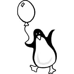 Dessin à colorier: Pingouin (Animaux) #16961 - Coloriages à Imprimer Gratuits