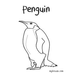Dessin à colorier: Pingouin (Animaux) #16969 - Coloriages à Imprimer Gratuits