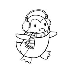 Dessin à colorier: Pingouin (Animaux) #16980 - Coloriages à Imprimer Gratuits