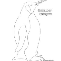 Dessin à colorier: Pingouin (Animaux) #16994 - Coloriages à Imprimer Gratuits