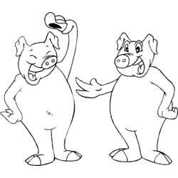 Dessin à colorier: Porc (Animaux) #17651 - Coloriages à Imprimer Gratuits