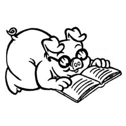 Dessin à colorier: Porc (Animaux) #17700 - Coloriages à Imprimer Gratuits