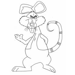 Dessin à colorier: Rat (Animaux) #15177 - Coloriages à Imprimer Gratuits
