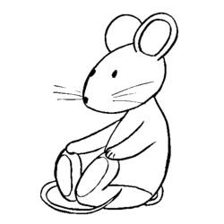 Dessin à colorier: Rat (Animaux) #15180 - Coloriages à Imprimer Gratuits