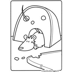 Dessin à colorier: Rat (Animaux) #15184 - Coloriages à Imprimer Gratuits