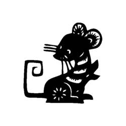 Dessin à colorier: Rat (Animaux) #15203 - Coloriages à Imprimer Gratuits