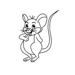Dessin à colorier: Rat (Animaux) #15223 - Coloriages à Imprimer Gratuits