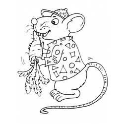 Dessin à colorier: Rat (Animaux) #15235 - Coloriages à Imprimer Gratuits