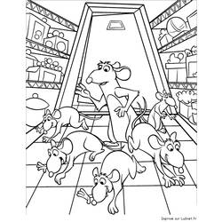 Dessin à colorier: Rat (Animaux) #15284 - Coloriages à Imprimer Gratuits