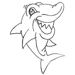 Dessin à colorier: Requin (Animaux) #14765 - Coloriages à Imprimer Gratuits